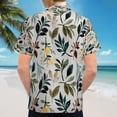 thumbnail image 6 of High Quality Hawaiian Shirts for Men Short Sleeve Aloha Beach Shirt Floral Summer Casual Button Down Shirts Blouses YIUHYJ, 6 of 7