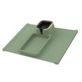 thumbnail image 1 of SHAR Sofa Cup Holder Tray, Spill-Proof and Non-Slip Silicone Tilt Table Tray, Strong and Weighted Remote Control/Snacks/Mobile Phone Sofa Arm Cup Holder, (Green), 1 of 5