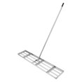 thumbnail image 4 of EDTara Lawn Leveling Rake, 180° Flexible Rotation & Long Handle, Stainless Steel Heavy-Duty Topdressing Lawn Leveling Tool for Backyard Garden Farm Golf Course Pasture, 4 of 8