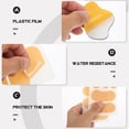 thumbnail image 4 of 15pcs parches invisibles antidesgaste de pies de desgaste invisible pegatinas de talón talones talones, 4 of 6