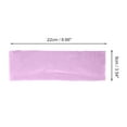 thumbnail image 4 of Unique Bargains 1 Pc Comfortable Headband Solid Wide Headband for Sport Purple, 4 of 6