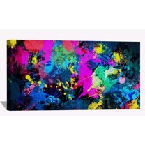 Modern Abstract Canvas Wall Art Abstractpalette Framed Painting Wall Decor for Bedroom Livingroom Office Ready to Hang
