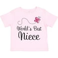 thumbnail image 3 of Inktastic Worlds Best Niece Girls Toddler T-Shirt, 3 of 5