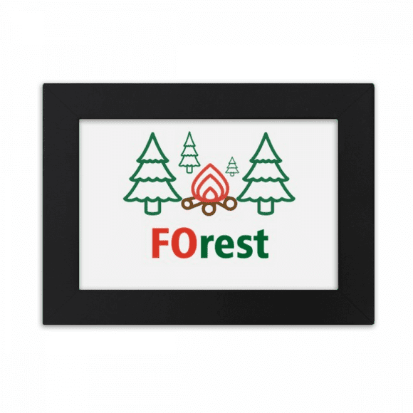 Forest Tree Life Rest Art Deco Fashion Desktop Photo Frame Ornaments Picture Art Painting