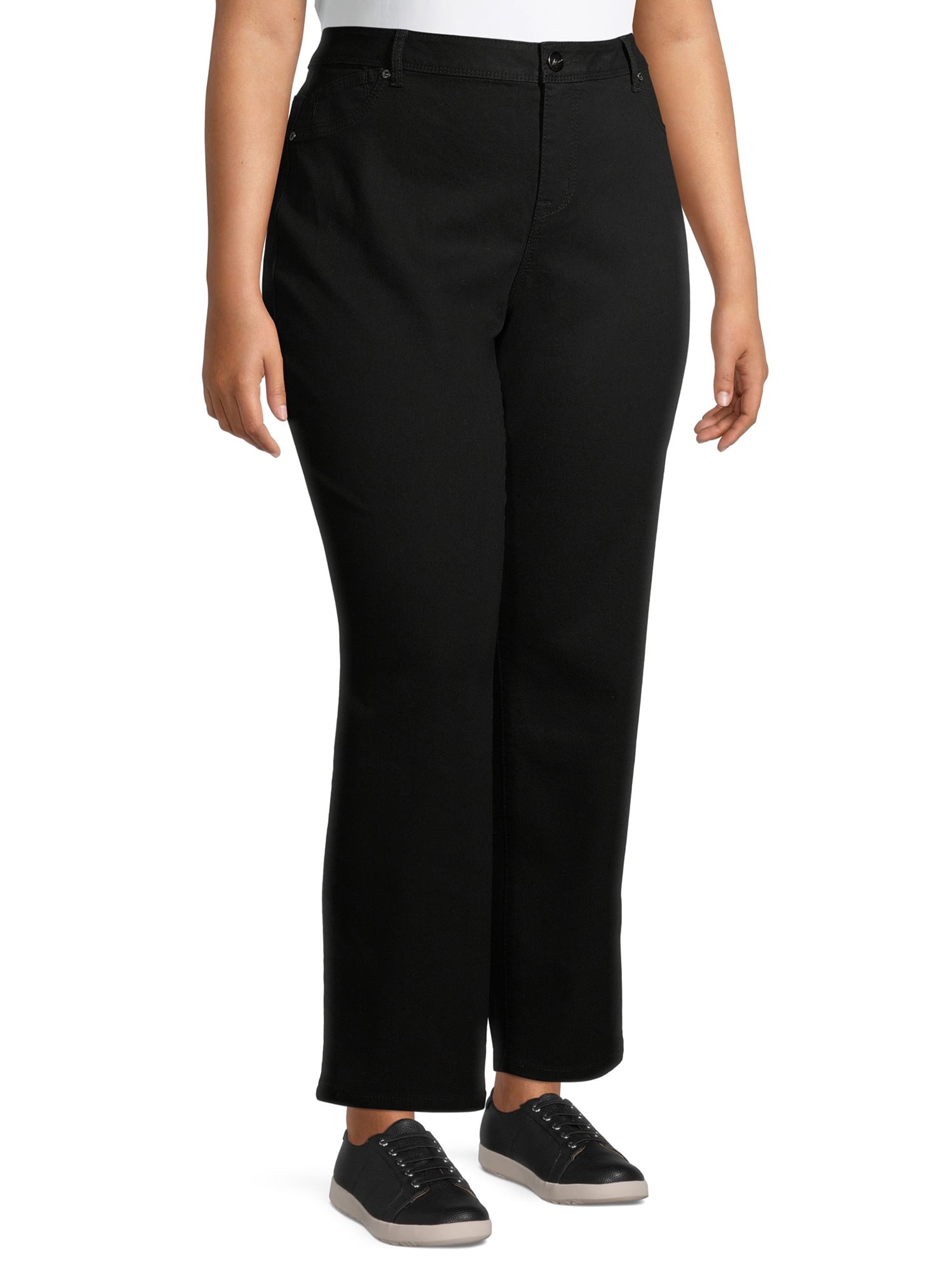 A3 Denim Women's Plus Size Straight Leg Jeans