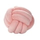 thumbnail image 2 of almohada de bola de nudo,almohada de bola de nudo suave almohada de tiro redondo de terciopelo,Cojín Decoración del hogar Almohada de felpa decorativa,Lanzar almohada anudada para cama Rosa, 2 of 9