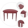 thumbnail image 2 of SHISUYAN Mini Maison Table Demi-Ronde Modèle Miniature Mini Meubles en Bois Bureau Table, 2 of 8
