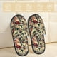 thumbnail image 2 of Fotbe Skulls1 Pantuflas Peludas para Mujer con Estampado, Zapatillas de Peluche, Zapatos de Invierno para Casa, Uso Interior y Exterior-Large, 2 of 8