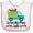 White and Pink, variant on Inktastic I Love My Pops Boys or Girls Baby Bib