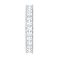 thumbnail image 4 of Rosec Jewels Certified Moissanite Eternity Ring for Women - Moissanite Wedding Band - D-VS1 Quality - with Jewelry Box, 18K White Gold, US 8.00, 4 of 9
