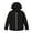 Black, variant on Boys Summer Lightweight Hooded Zip Up Jacket Active Beach Coat (Red)
