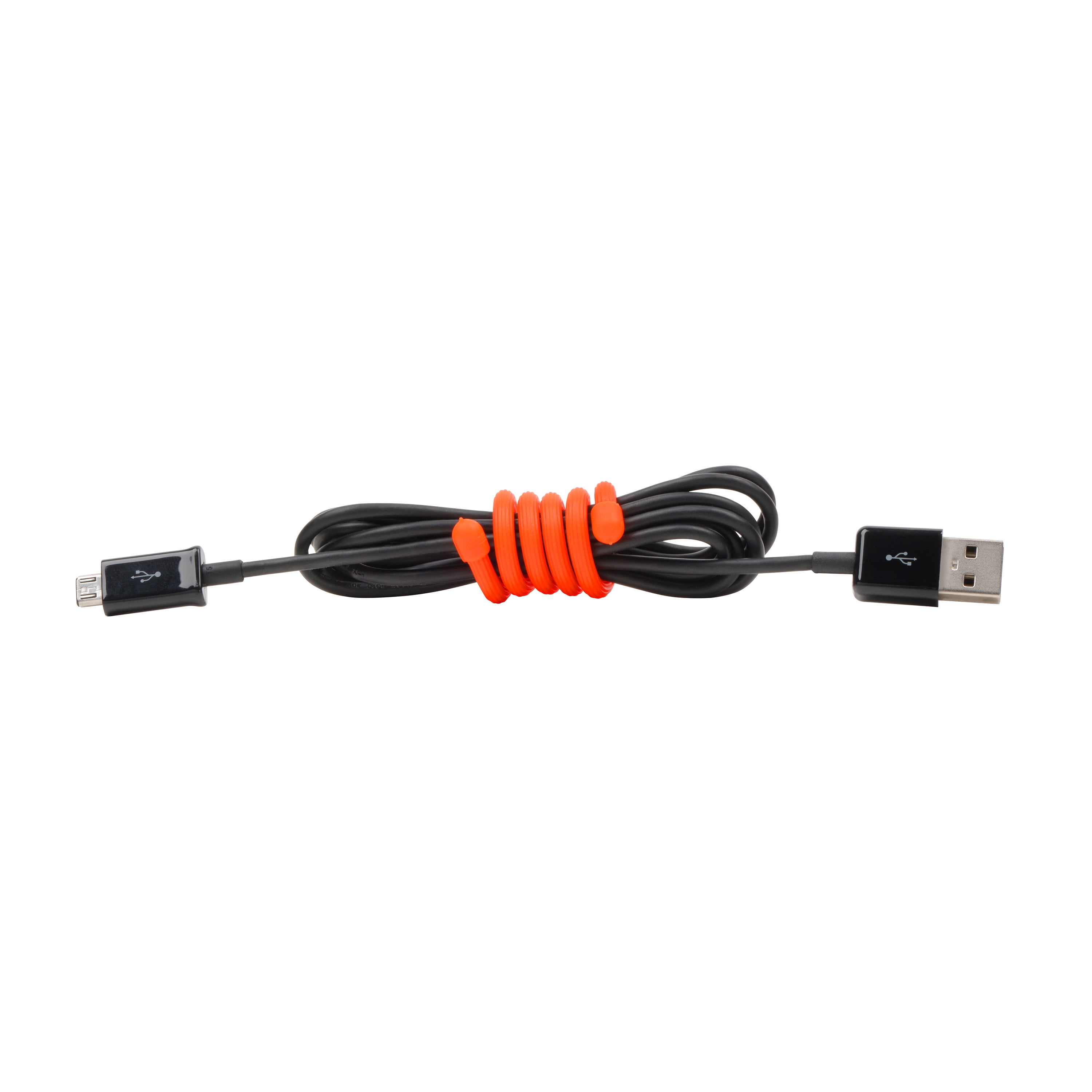 (2 pack) Nite Ize Gear Tie Reusable 12 Inch Bright Orange Plastic Twist Ties for Home & Outdoor Use - 2 Pack