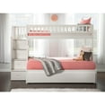 thumbnail image 5 of AFI Westbrook Staircase Bunk Twin over Full with Twin Size Urban Trundle Bed, White, 5 of 10