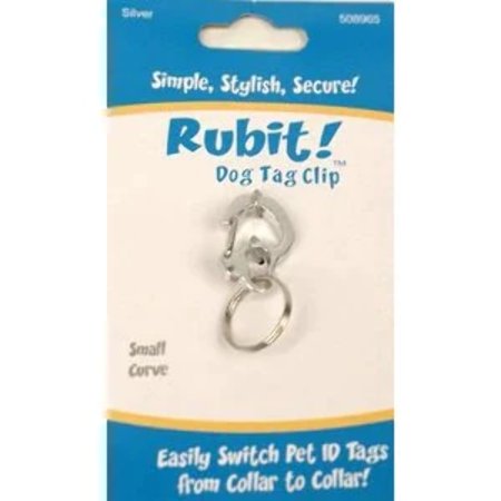 UPC: 0628586508965 | Rubit! Curve Aluminum Dog Tag Clip Small