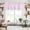 Pink, variant on Pink White Stripe Kitchen Curtain Valances for Windows Farmhouse Short Curtains, Modern Minimalist Geometric Striped Rod Pocket Valance Curtain for Bedroom Cafe Living Room 60"x18"