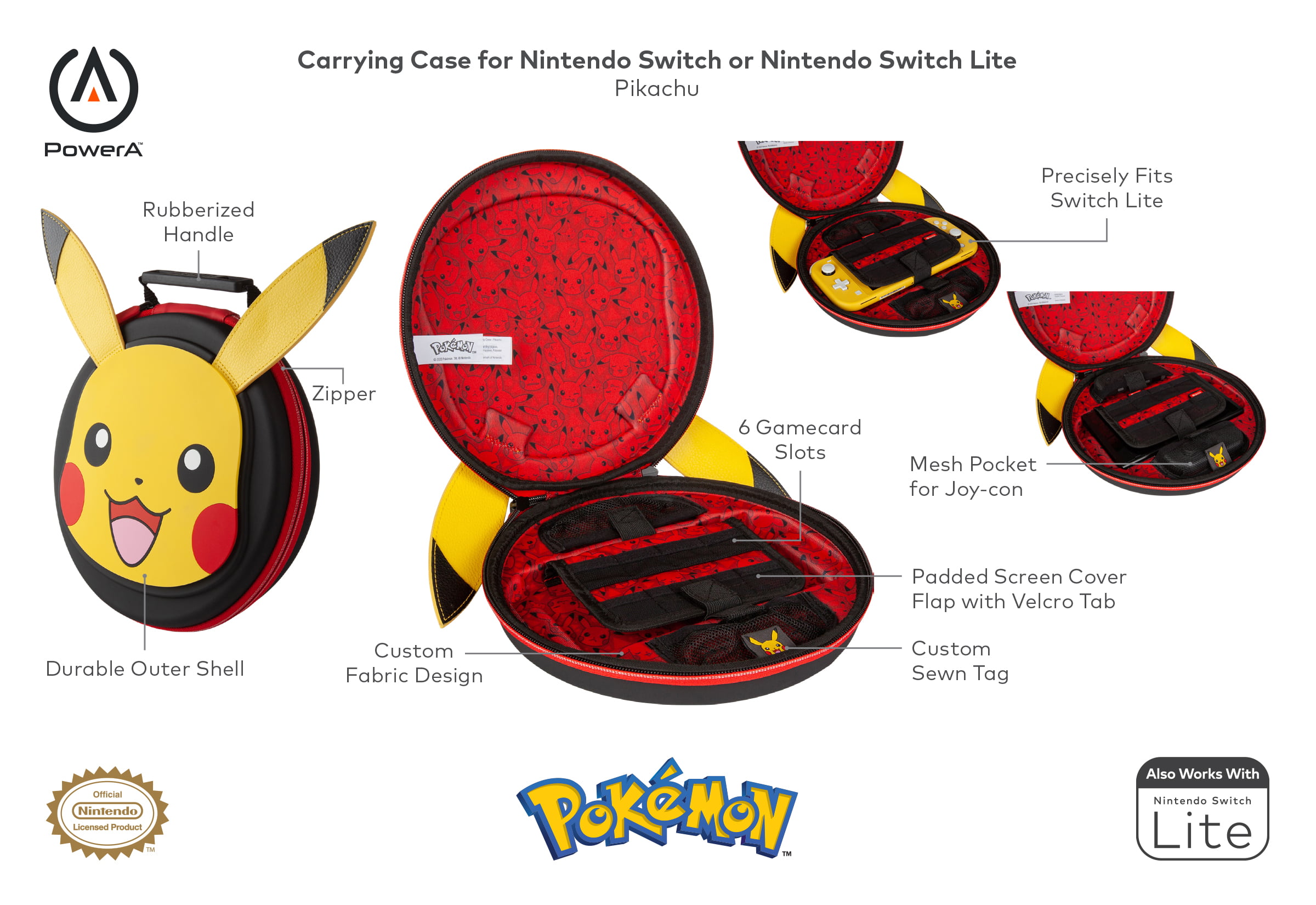 Boitier de Protection Nintendo Switch PowerA Pokémon Pikachu à Prix  Carrefour