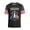 Black, variant on Men's US 250th Anniversary T-Shirt with Jet Smoke Flag and America Strong Text Featuring Star Spangled Sleeves Navy M