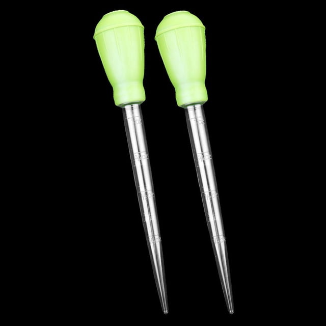 2 piezas de peces cambiador de agua Cuentagotas del acuario alimentador de pipetas limpiador de manual Yinane Cuentagotas de pipeta de acuario