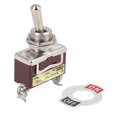 thumbnail image 1 of Unique Bargains ON/OFF Toggle Switch 2 Pins for Automotive Car RV Truck 15A AC 250V, 1 of 8