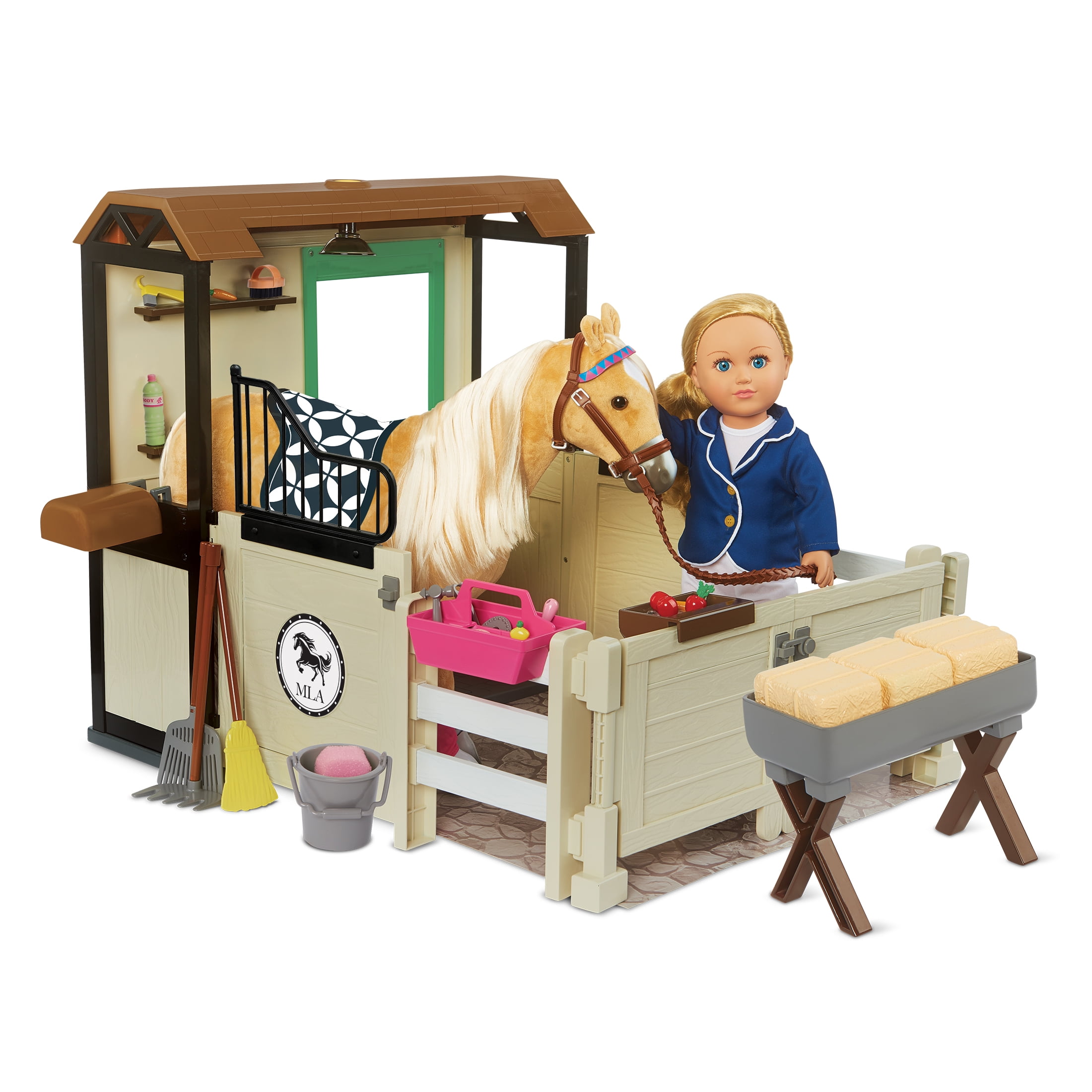 My Life As 18インチ 馬　ポニー　人形　おもちゃ My Life As 18-inch Poseable Horse Doll Play Set for 18