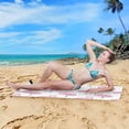 thumbnail image 5 of GZHJMY Flamingo on Polka Dots Beach Towel,Absorbent Quick Dry Sport Towel Oversized Lightweight Soft Bath Towel for Travel Sports Pool Swimming Bath Camping 30x60in, 5 of 7