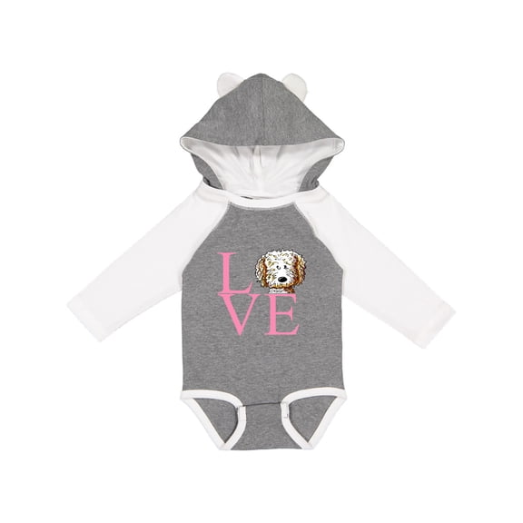 Inktastic Kiniart Doodle Love Boys or Girls Long Sleeve Baby Bodysuit