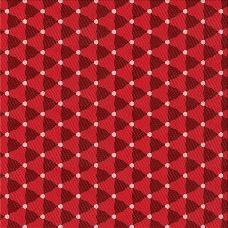 

Ahgly Company Indoor Square Patterned Grapefruit Red Area Rugs 4 Square