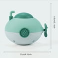thumbnail image 2 of PVCS Baby Bath Swimming Bath Pool Toy Cute Wind Up Crab Animal Bath Toy Home Gift for Kids, 2 of 2