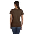 thumbnail image 3 of Fruit of the Loom Ladies' 5 oz., HD Cotton™ T-Shirt - L3930R, Chocolate, M, 3 of 4