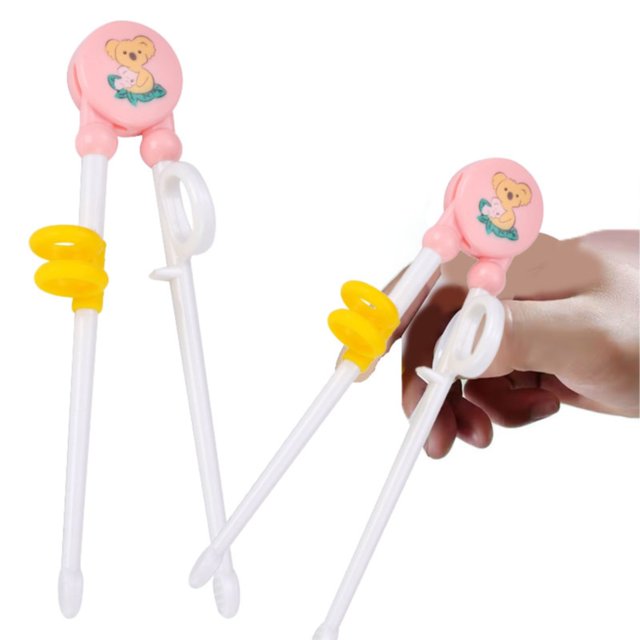 Children's Plastic Chopsticks Children's Stainless Eating Training Chopsticks Children's Right Hand Learning Chopsticks