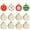 B-One Size, variant on Gytml Diy Hand-Painted Wooden Christmas Ornaments, 8 Styles Diy Blank Unfinished Wood Reindeer Christmas Tree Snowman Snowflake Ornament For Crafts Winter Hanging Decorations B-One Size