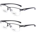 thumbnail image 1 of Gafas de lectura bifocales ZERPEET para hombre, parte superior transparente, bloqueo de luz azul, 1 of 7