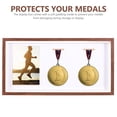 thumbnail image 4 of Household Marathon Medal Display Holder Blank Photo Frame Desktop Transparent Medal Display Box, 4 of 8