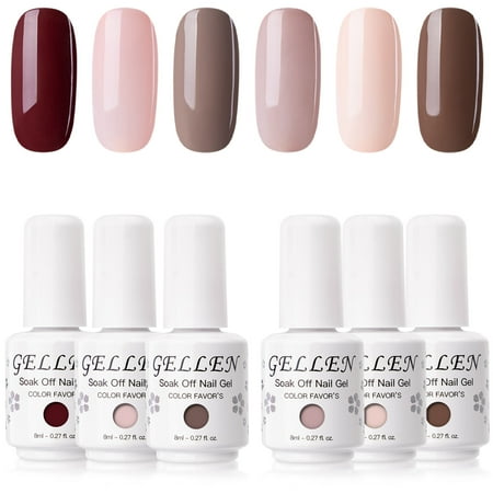 Gellen™ Gel Nail Polish, Natural Gel Polish, Quick Dry, Longer-lasting, 6 Colors Gel Nails | Walmart Canada Gellen™ Gel Nail Polish, Natural Gel Polish, Quick Dry, Longer-lasting, 6 Colors Gel Nails | Walmart Canada