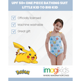 thumbnail image 2 of Pokemon Pikachu Charmander Bulbasaur UPF 50+ One Piece Bathing Suit Little Kid to Big, 2 of 5