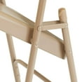 thumbnail image 2 of NPS 200 Series 29.5" Metal Double Hinge Folding Chair in Beige (Set of 4), 2 of 5