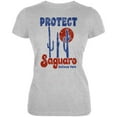 thumbnail image 1 of National Park Retro 70s Landscape Protect Saguaro Juniors Soft T Shirt Heather 2XL, 1 of 1