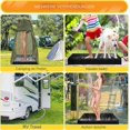 thumbnail image 3 of Shower Pan with Drain Foldable Shower Base, Portable Floor, Collapsible Shower Mat for Tent, Camper, Garden, Terrace Area, 3 of 5