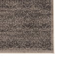 thumbnail image 4 of Contemporary Home Living 2' x 10' Floral Medallion Rectangular Area Throw Rug Runner - Gray and, 4 of 4