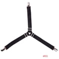 thumbnail image 1 of Clip ajustable para sábana de 3 vías sujetador de colchón de tres esquinas sujetadores correas de suspensión 4 piezas sidaley JJ15931-01, 1 of 6