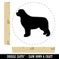 thumbnail image 2 of Newfoundland Dog Solid Self-Inking Rubber Stamp Ink Stamper - Sky Blue Ink - Medium 1 Inch, 2 of 7