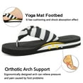 thumbnail image 4 of Ecetana Flip Flops for Women Yoga Mat Thong Sandals Comfortable Clip Toe Slippers Summer Beach Sandals, 4 of 7
