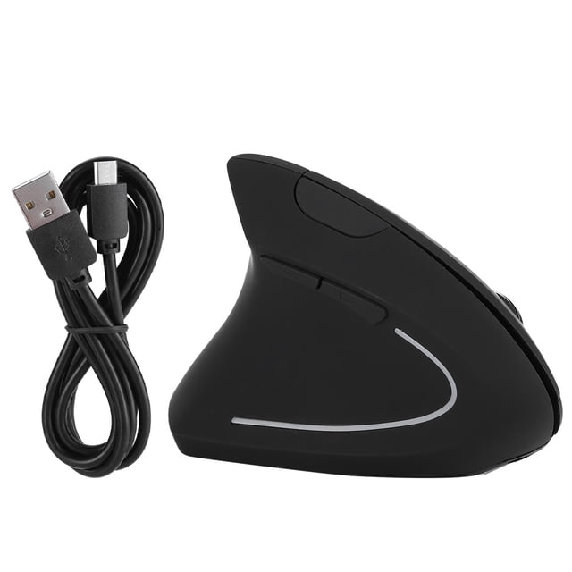 Charging Mouse, Left Hand Optical, Adjustable DPI, Large Battery Capacity, Ergonomic Design for Laptop