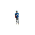 thumbnail image 2 of 1/32 Mini Ornements Ouvriers Figurines Modèle Résine Bricolage Artisanat Style Imperméable B, 2 of 8