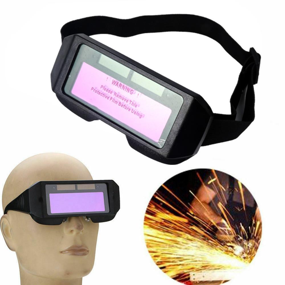 Solar Powered Auto Darkening Welding Helmet Eyes Welder Anti-glare Glasses XMAS N3F3