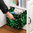 thumbnail image 5 of Saint Patrick's Day Foldable Cube Organizer with Handle, 10.8"x10.5"x10.6", Large Capacity Clothes Storage Containers Basket, 5 of 6