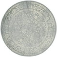 thumbnail image 2 of Safavieh Adirondack Collection ADR109T Oriental Distressed Non-Shedding Dining Room Entryway Foyer Living Room Bedroom Area Rug, 6' x 6' Round, Slate / Ivory, 2 of 2