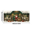 thumbnail image 2 of Merry Christmas Background Party Decoration Santa Photography for Garage Door, 7 x 16 Feet Flag Banner for Festive Celebrations, 2 of 3