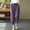 Purple plus size palazzo pants with pockets a1, variant on Women Plus Size Straight Elastic Waist Trousers Casual Solid Boho Ankle Pants with Pockets Regular Fit Travel Lounge Work Palazzo, Purple 2XL