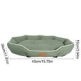 thumbnail image 3 of Rvkxad All-Season Pet Kennel Mat, Medium-Sized Dog Bed with Ingot Shape, Soft Pet Mat for Crate Floor Home, 3 of 6